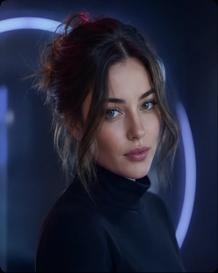 Lyra Vale AI companion portrait